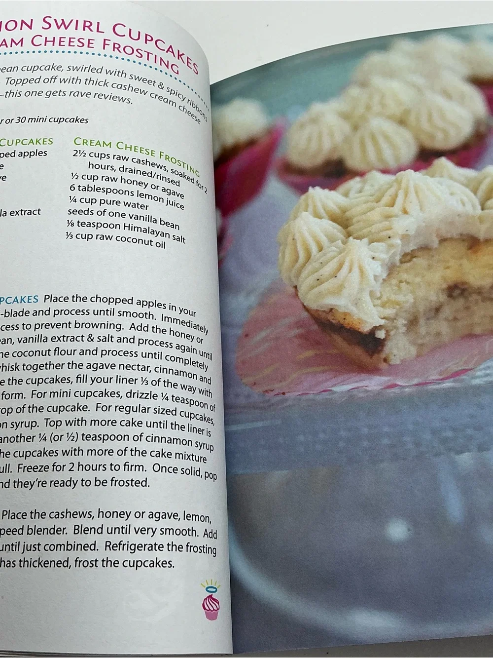 Pure Pleasures Cupcake Heaven Raw Food Sweets Cookbook Vegan Gluten Free